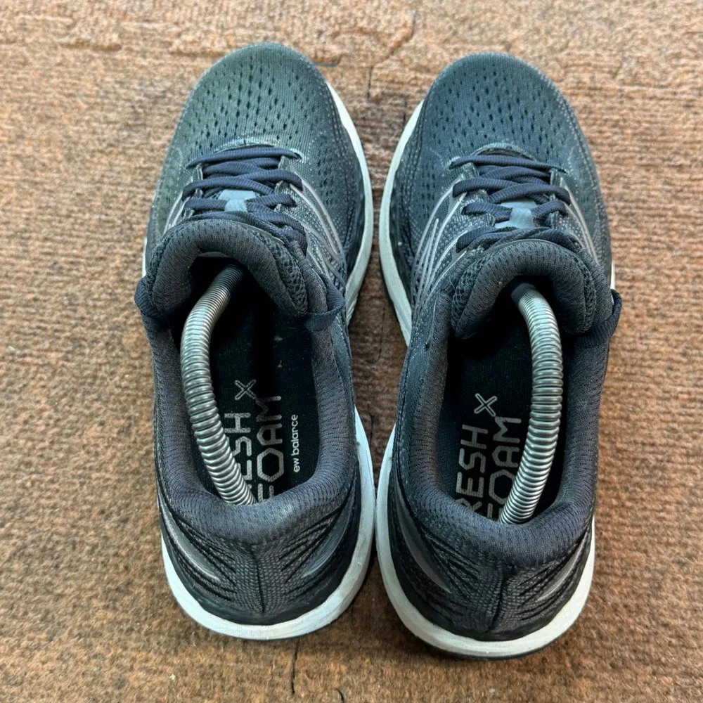 B- New Balance Fresh Foam 860 v12 Black White Running Shoes W860B12 Womens gym